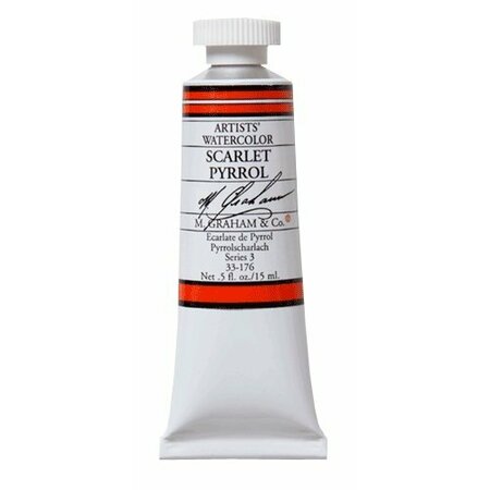 M. GRAHAM Watercolor 15Ml - Scarlet Pyrrole 33-176